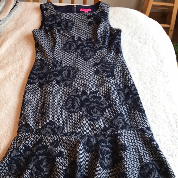 Betsey Johnson Dresses & Skirts - [Betsey Johnson] Navy Floral Dress